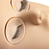 Replacement eyes with lashes for the training head