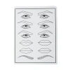Microblading Practice Skin eyes, brows and lips