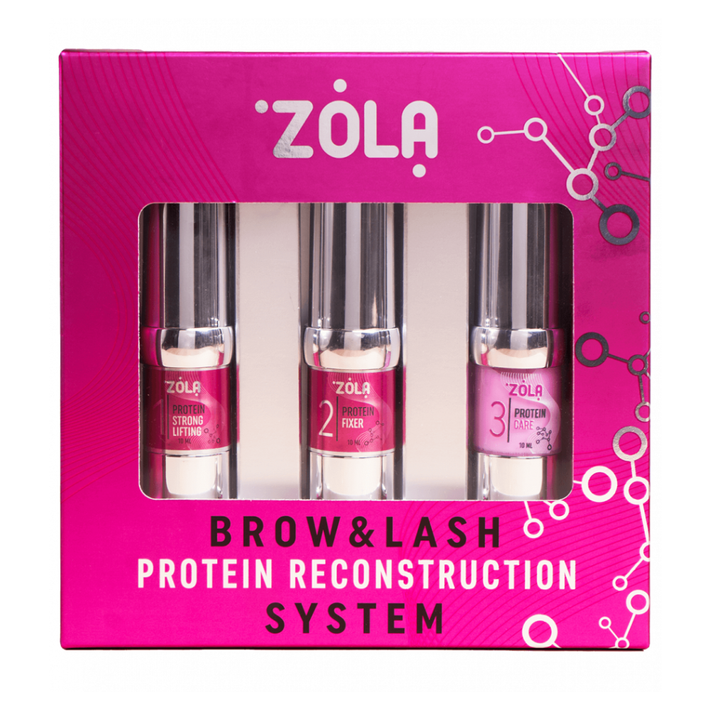 ZOLA LAMINATION PROTEIN Pink – Eyebrow & Eyelash Lamination Set