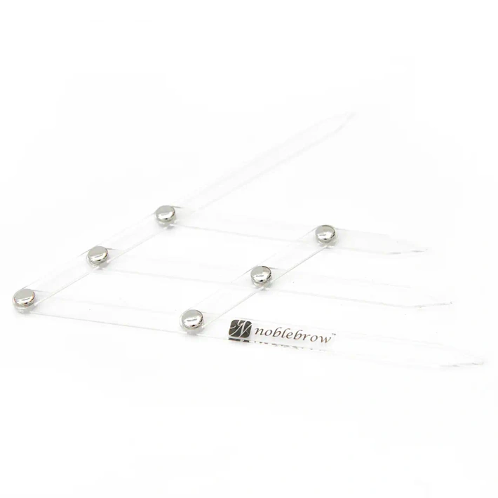 Folded ruler, rule for symmetry of eyebrows