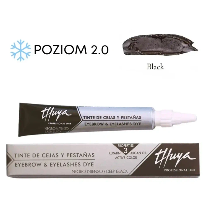 Argan & Keratin Dye for Eyebrows and Eyelashes Thuya