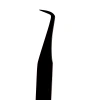 Black tweezer Slim L for Eyelash Extension Volume