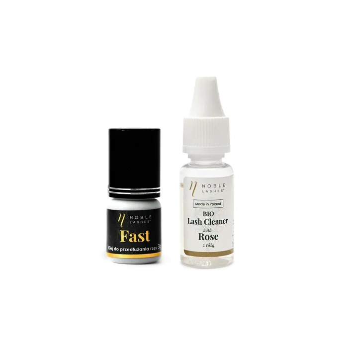 Fast Adhesive + Rose BIO Lash Cleanser