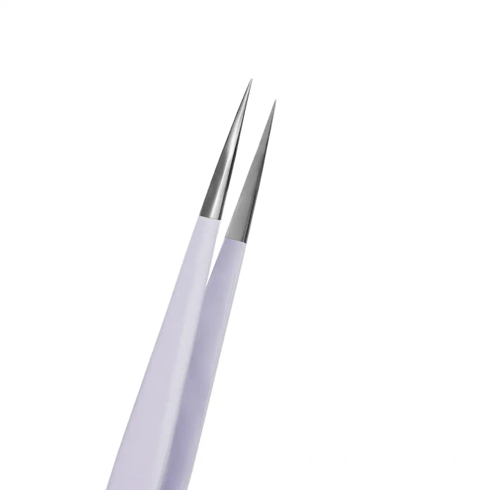 White Tweezer Straight Eyelashes