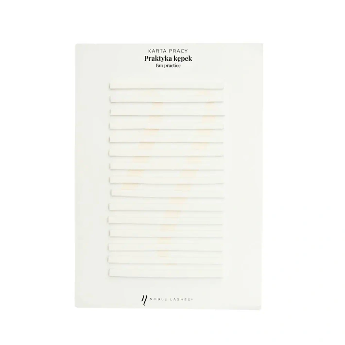 Eyelash Extension Practice Sheets