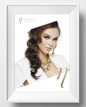 Poster Elegant with Noble Lashes logo