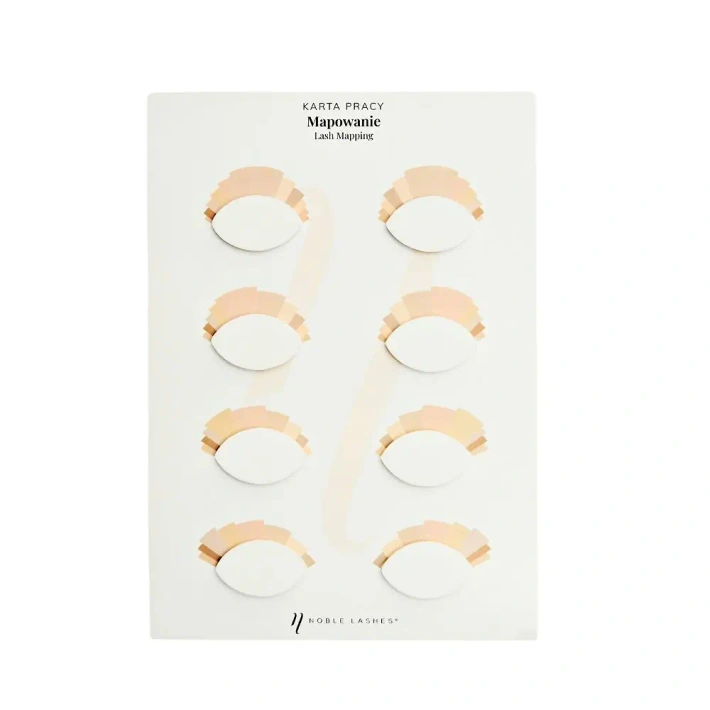 Eyelash Extension Practice Sheets