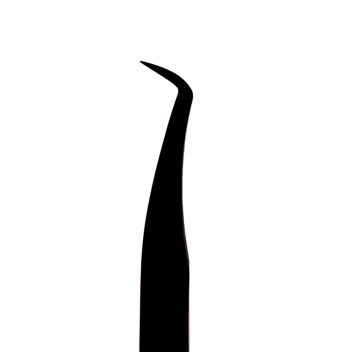 Black tweezer Slim Swan for Eyelash Extension Volume