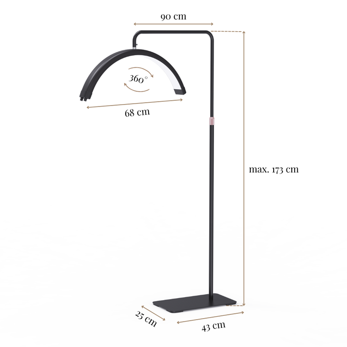Moon Lash Lamp Noble Lashes - Black