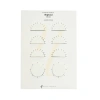Eyelash Extension Practice Sheets
