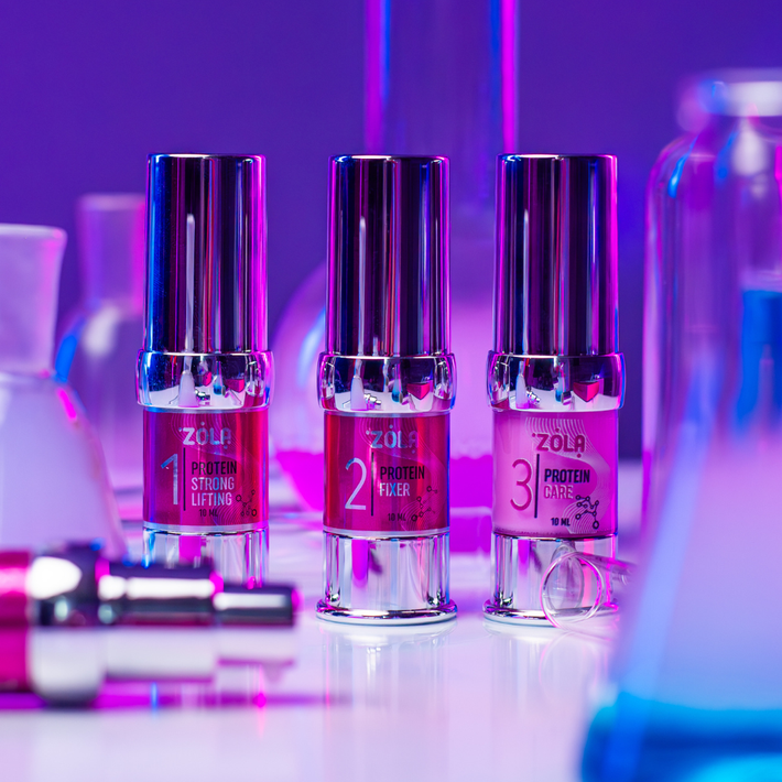 ZOLA LAMINATION PROTEIN Pink – Eyebrow & Eyelash Lamination Set