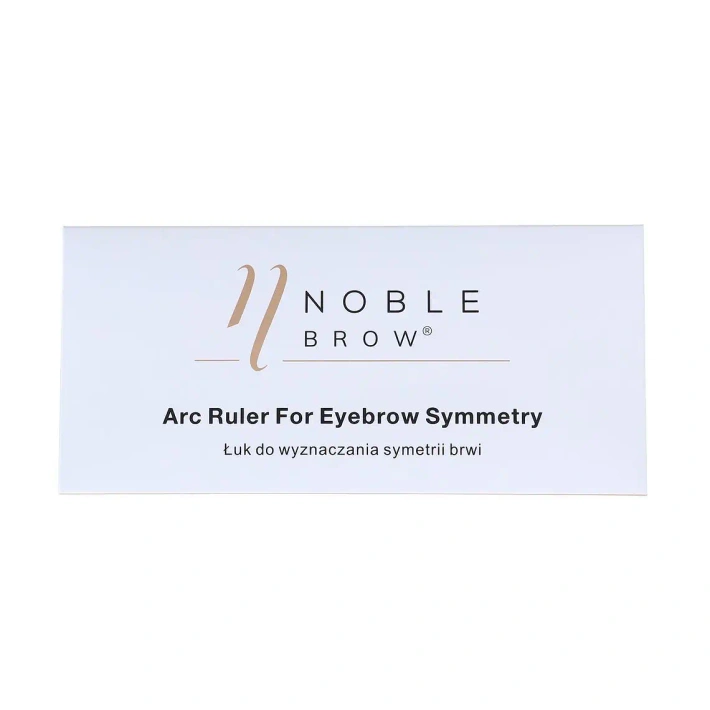Arc ruler for eyebrow symmetry
