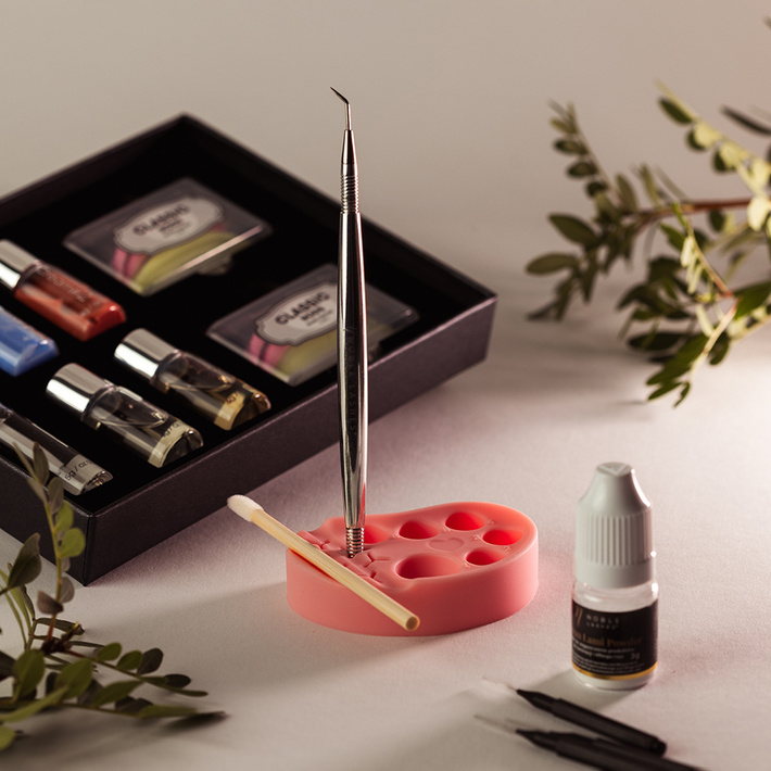 Multifunctional Silicone Palette HEART for Brow Lamination and Lash Lift