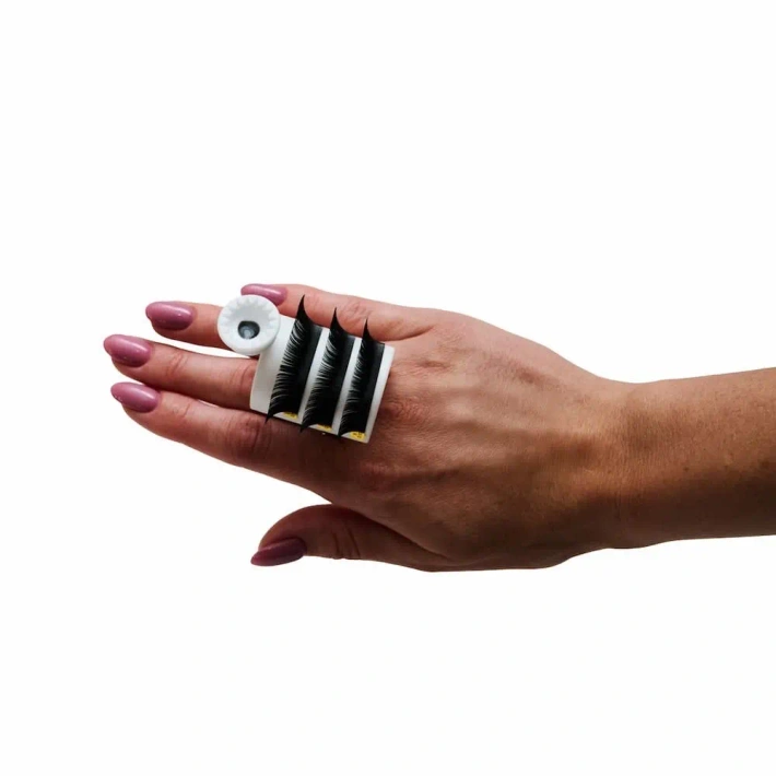 SET U Band eyelash holder & glue ring