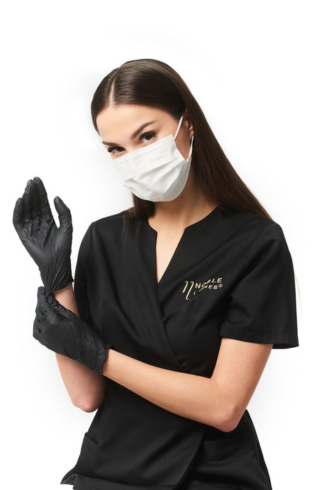 Black Disposable Nitrile Gloves – 100 pcs.